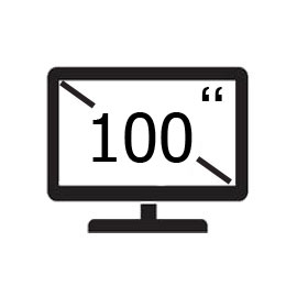 تلویزیون 100 اینچ ایکس ویژن
