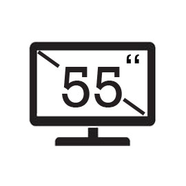 تلویزیون 55 اینچ تی سی ال