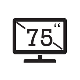 تلویزیون 75 اینچ تی سی ال