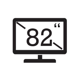 تلویزیون 82 اینچ جی پلاس