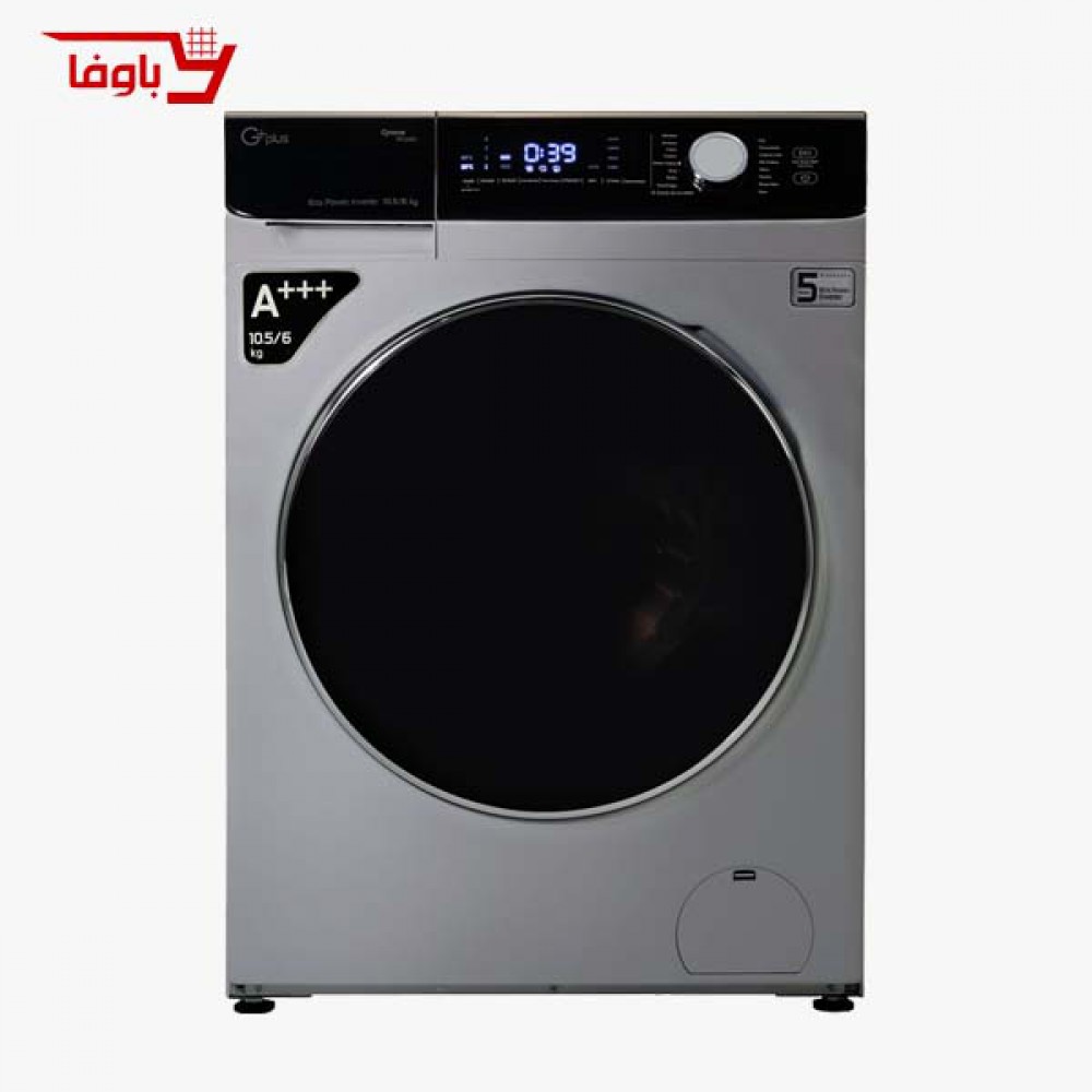 ماشین لباسشویی جی پلاس | 10.5 کیلویی | مدل KD1059T