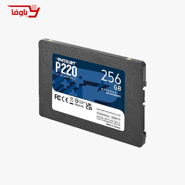 حافظه اس اس دی ssd پاتریوت | مدل Patriot P220 | ظرفیت 256 گیگابایت