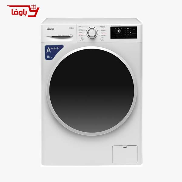 ماشین لباسشویی جی پلاس | 8 کیلویی | مدل M870 | موتور دایرکت درایو