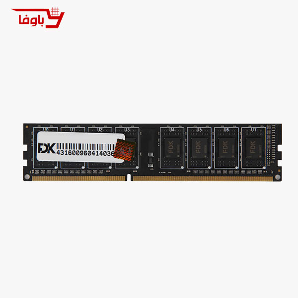 رم کامپیوتر اف دی کی 4 گیگابایت DDR3 | مدل FDK 1600Mhz CL11