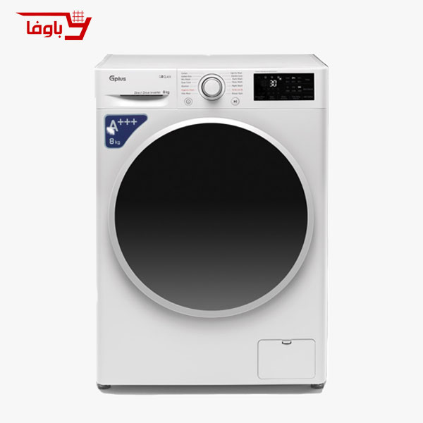ماشین لباسشویی جی پلاس | 8 کیلویی | مدل R88 KTN | موتور دایرکت درایو