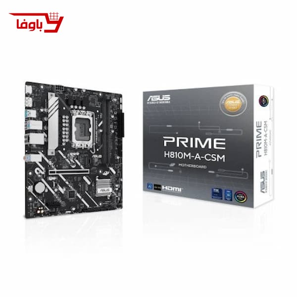 مادربرد ایسوس | مدل ASUS PRIME H810M-A-CSM | سوکت 1700 | نوع رم DDR5