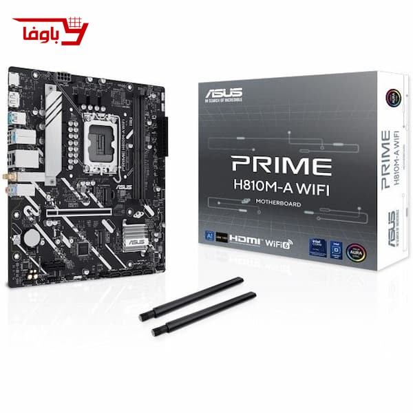 مادربرد ایسوس | مدل ASUS Prime H810M-A WiFi | سوکت 1700 | نوع رم DDR5