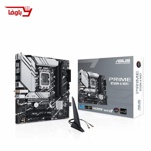 مادربرد ایسوس | مدل ASUS Prime B760M-A WIFI | سوکت 1700 | نوع رم DDR4