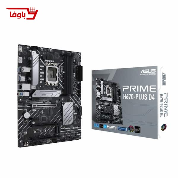 مادربرد ایسوس | مدل ASUS PRIME H670 PLUS | سوکت 1700 | نوع رم DDR4