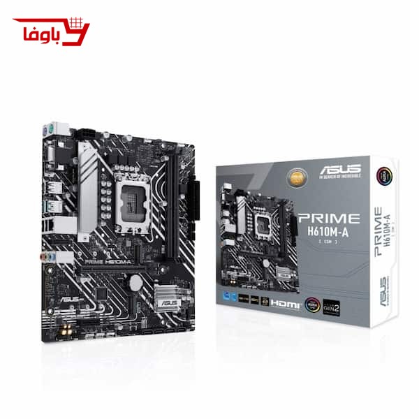 مادربرد ایسوس | مدل ASUS PRIME H610M-A | سوکت 1700 | نوع رم DDR5