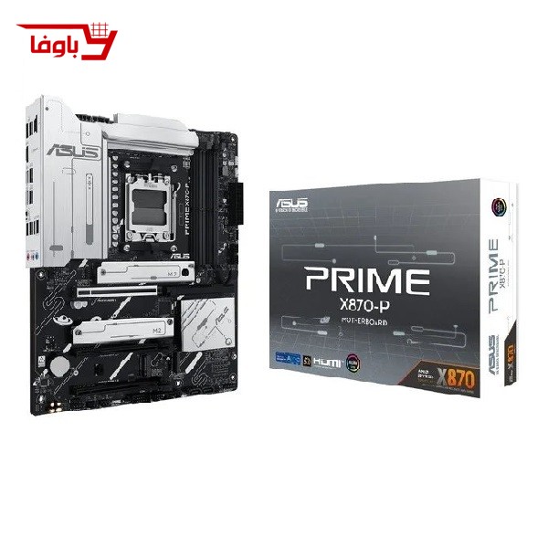 مادربرد ایسوس | مدل ASUS Prime X870-P | سوکت AM5 | نوع رم DDR5
