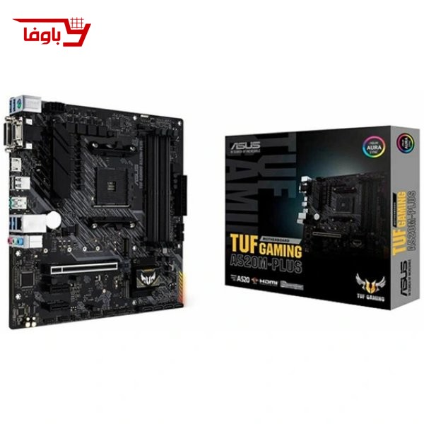 مادربرد ایسوس | مدل ASUS TUF GAMING A520M-PLUS WIFI | سوکت AM4 | نوع رم DDR4