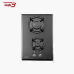 اجاق گاز صفحه ای استیل البرز | 2 شعله | مدل G2352 | شیشه | قطعات ایرانی